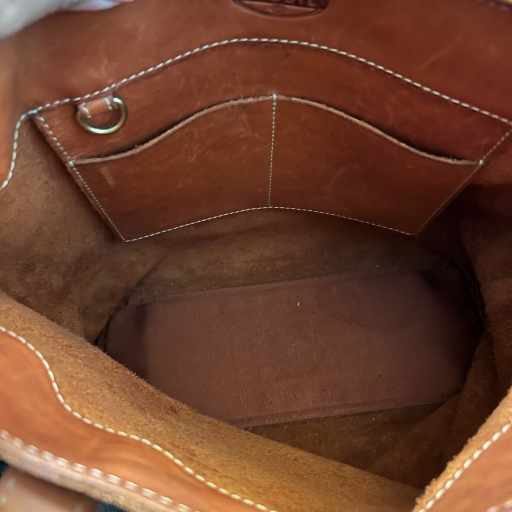 Fossil Vintage Austin Tote Brown Rugged Leather - Picture 5 of 10